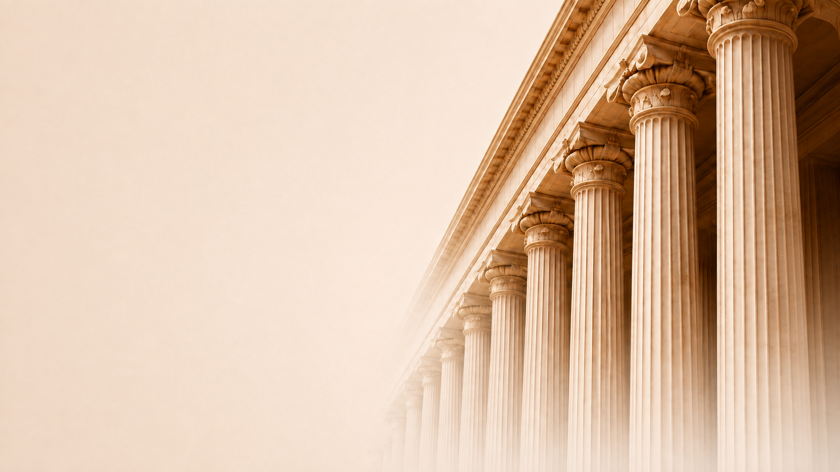 Columnas de un edificio clásico